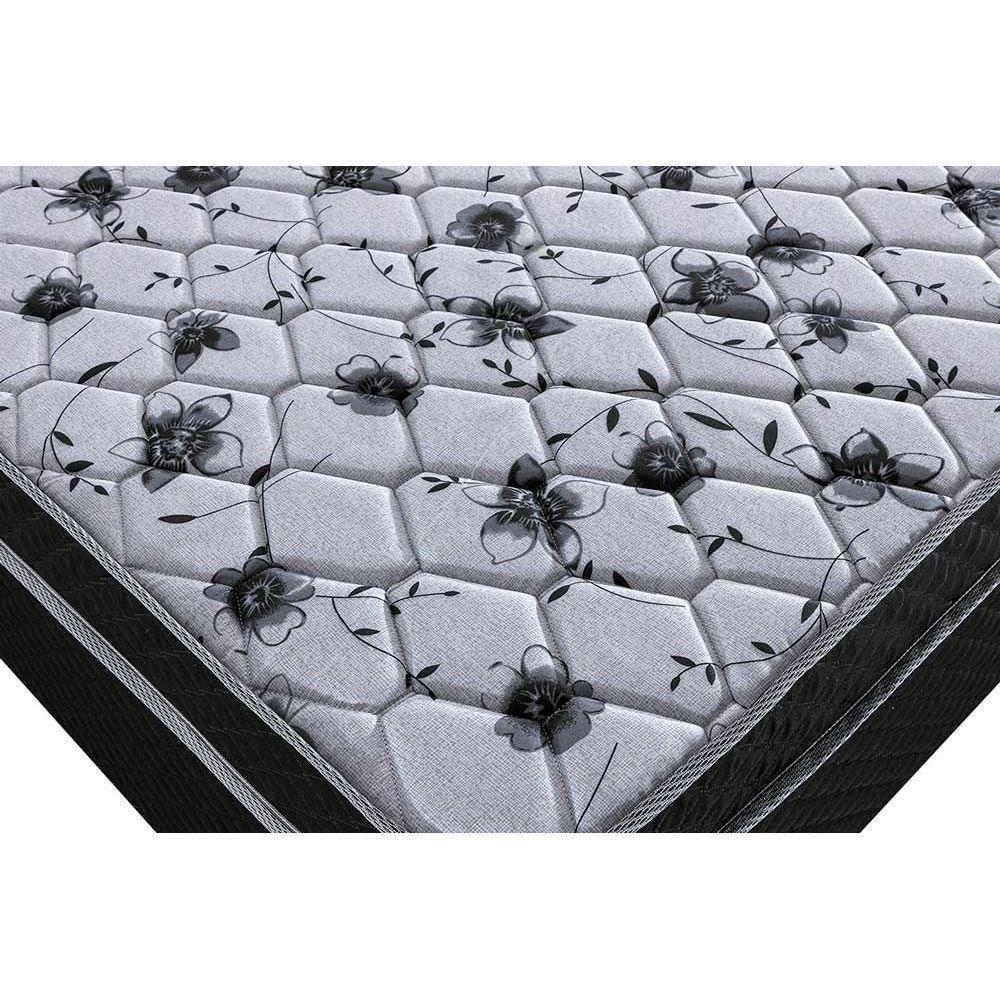 Cama Box Solteiro: Colchão Ortopédico Herval Ag65 Vitre + Base Crc Suede Black (88x188) - 5