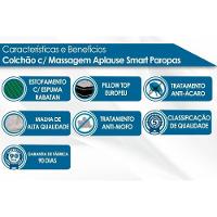 Cama Box Baú Queen: Colchão C- Vibro Massagem Paropas Vibro Aplause Smart Brown + Base Crc Suede Brown (158x198) - 3