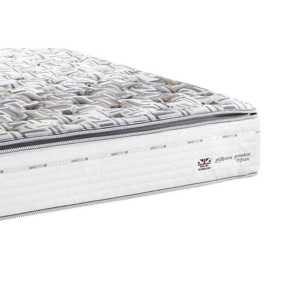 Cama Box Queen: Colchão Molas Masterpocket Ensacadas Herval Maxspring C1723 + Base Crc Corano White (158x198) - 4