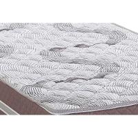 Cama Box Baú Queen: Colchão Espuma D33 Herval Long Live + Base Crc Suede Brown (158x198) - 5