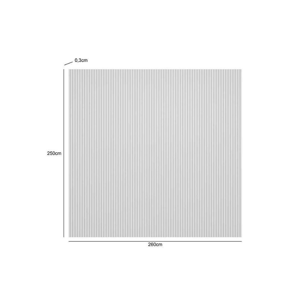 Painel P- Banheiro Até 90 Pol Modular 2.6 Ripado 258x250cm Nature Fosco - Linea Brasil - 3