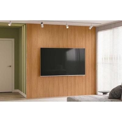 Painel P- Banheiro Até 90 Pol Modular 2.6 Ripado 258x250cm Nature Fosco - Linea Brasil