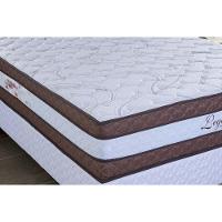 Cama Box Baú King: Colchão Molas Masterpocket Ensacadas Paropas Legacy White + Base Crc Linhão White (193x203) - 2