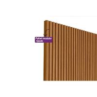 Painel P- Banheiro Até 60 Pol Modular 1.4 Ripado 141x250cm Gris Fosco - Linea Brasil