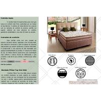 Cama Box Baú Casal: Colchão Molas Bonnel Herval Assis + Base Crc Suede Brown (138x188) - 3