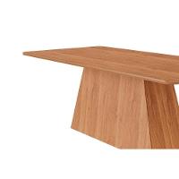 Conjunto: Mesa Sala Jantar Helena Tampo Madeirado 210x100cm E 8 Cadeiras Clarice Cinamomo - Carvalho-linho Bege - Cimol - 9