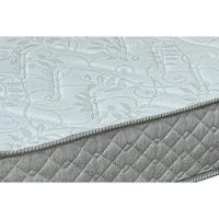 Cama Box Baú Casal: Colchão Espuma D45 Paropas Pasquale Gray + Base Crc Linhão White (138x188) - 3