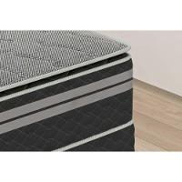 Cama Box Solteiro: Colchão Molas Masterpocket Ensacadas Paropas Excellent Grafite + Base Crc Suede Black (88x188) - 5