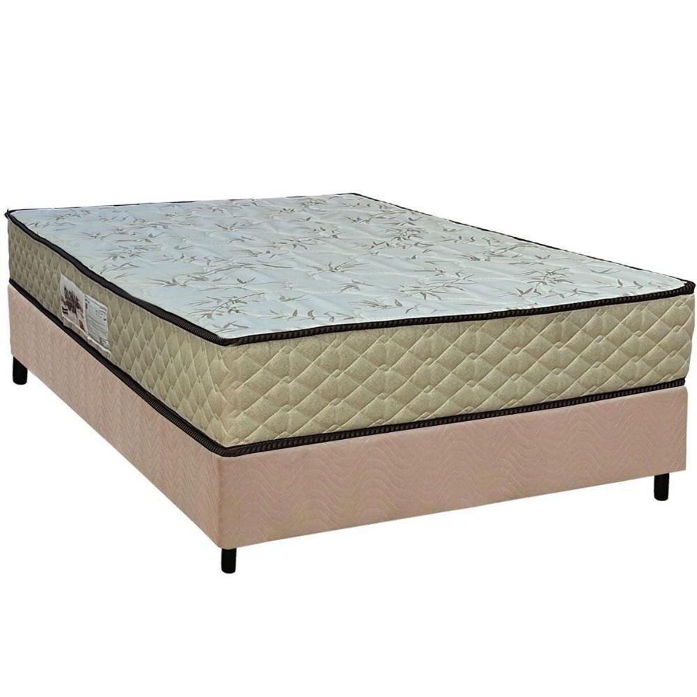 Conjunto Box Casal: Colchão Espuma Paropas Ag65 Sofistic Clean + Base Crc Suede Clean (138x188) - 1