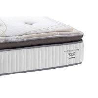 Cama Box Casal: Colchão Molas Masterpocket Ensacadas Herval C1725 + Base Crc Corano White (138x188) - 2