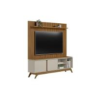 Estante P- Sala Até 75 Pol Istambul-genova 2 Pta 1 Prat C- Pés 200x194cm Nature-off White - Linea Brasil - 2