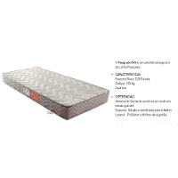 Cama Box Queen: Colchão Espuma D45 Paropas Pasquale Gray + Base Crc Suede Gray (158x198)