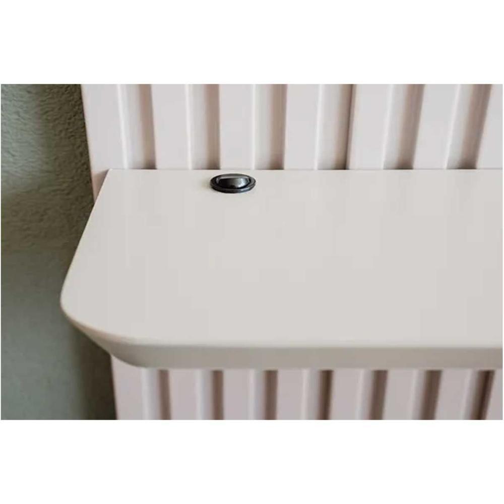 Estante P- Sala Até 85 Pol Modular 2.2 Ripado C- 2 Portas 1 Prat. 219x250cm Tauari-gris Fosco - Linea Brasil - 9