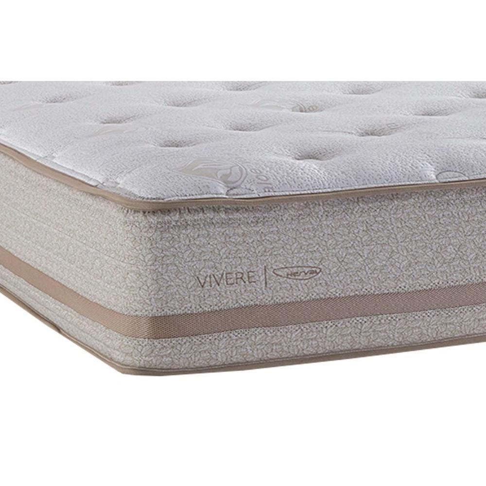 Cama Box Queen: Colchão Molas Ensacadas Herval C1740 + Base Crc Corano White (158x198) - 4