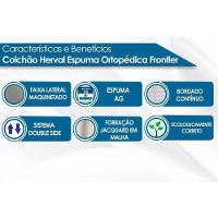 Conjunto Box Solteiro: Colchão Espuma Herval Ag65 Frontier + Base Crc Corano White (88x188) - 5