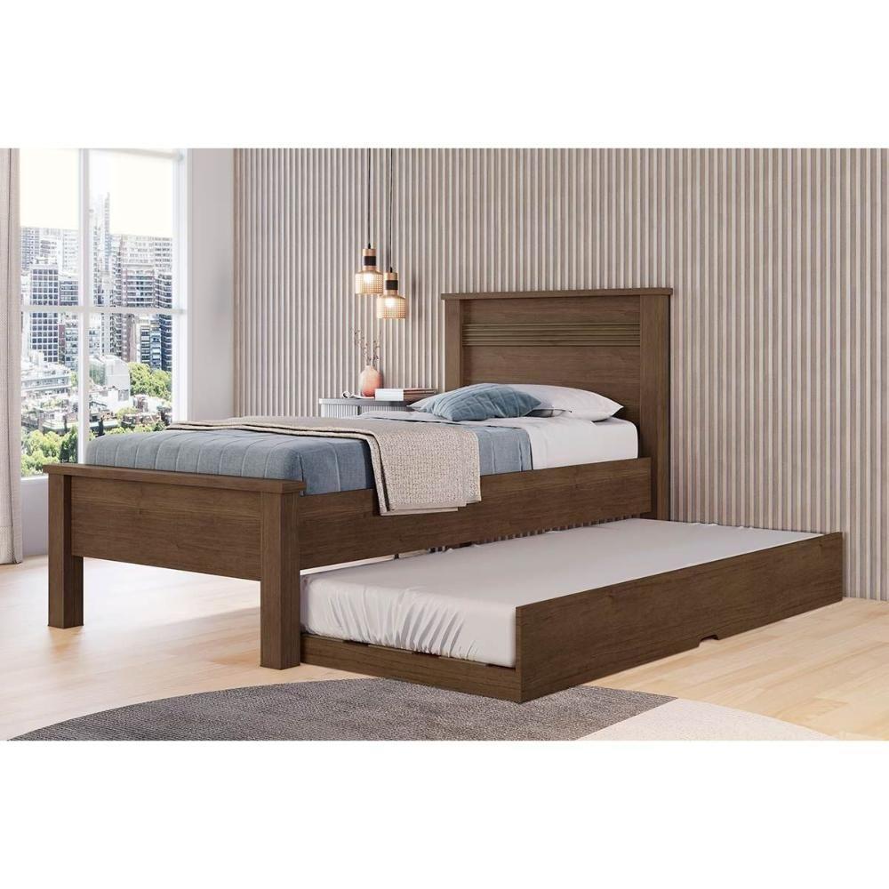 Bicama Solteiro Barcelona C- Auxiliar Cacau - Conquista - 1