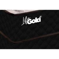 Cama Box Queen: Colchão Molas Ensacadas Paropas Life Gold + Base Crc Suede Black (158x198) - 3