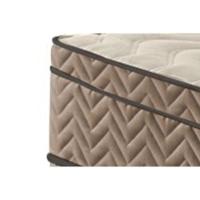 Cama Box Baú King: Colchão Molas Ensacadas Paropas Safira Uniface + Base Crc Suede Clean (193x203) - 3