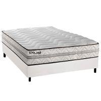 Cama Box Casal: Colchão Espuma D33 Paropas Pasquale Plus + Base Crc Corano White (138x188) - 1