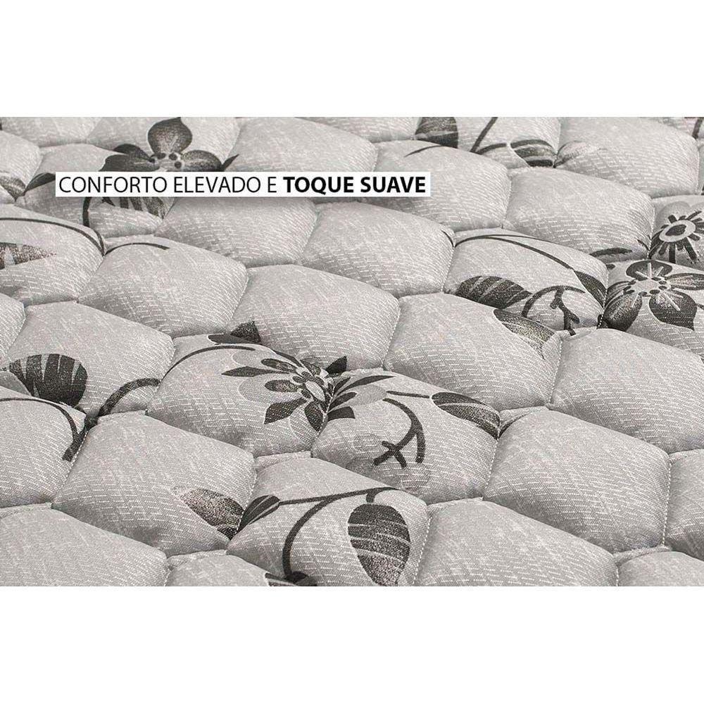 Cama Box Baú Queen: Colchão Anatômico Herval Ag65 Fort Black + Base Crc Suede Gray (158x198) - 8