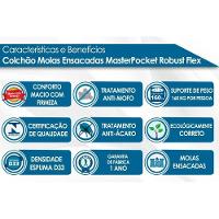 Colchão Solteiro Molas Masterpocket Ensacadas Confiance Visco (88x188x30) - D Angelis Anjos - 2