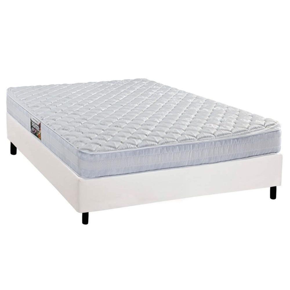 Conjunto Box Casal: Colchão Espuma Herval Ag65 Frontier + Base Crc Corano White (138x188) - 1