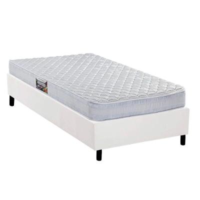 Conjunto Box Solteiro: Colchão Espuma Herval Ag65 Frontier + Base Crc Corano White (88x188)