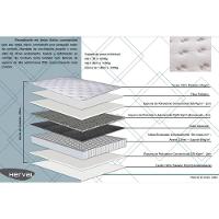 Cama Box Queen: Colchão Molas Ensacadas Herval Royale + Base Crc Corano White (158x198) - 6