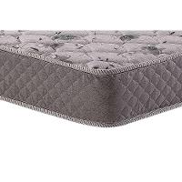 Cama Box Queen: Colchão Ortopédico Herval D28 - Ag65 Black + Base Crc Suede Gray (158x198) - 7