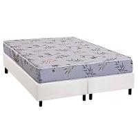 Conjunto Box Queen: Colchão Espuma Herval D28 St. Louis + Base Crc Corano White (158x198) - 1