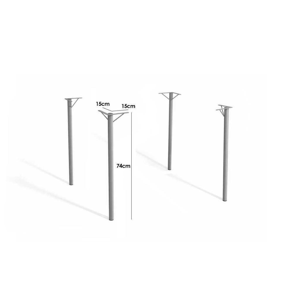 Conjunto: Mesa Sala Jantar Sena C- Tampo De Madeira 1.60cm + 6 Cadeiras Amsterdã Niquel-corano Bege - Kappesberg - 7