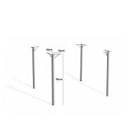 Conjunto: Mesa Sala Jantar Sena C- Tampo De Madeira 1.60cm + 6 Cadeiras Amsterdã Niquel-corano Bege - Kappesberg - 7