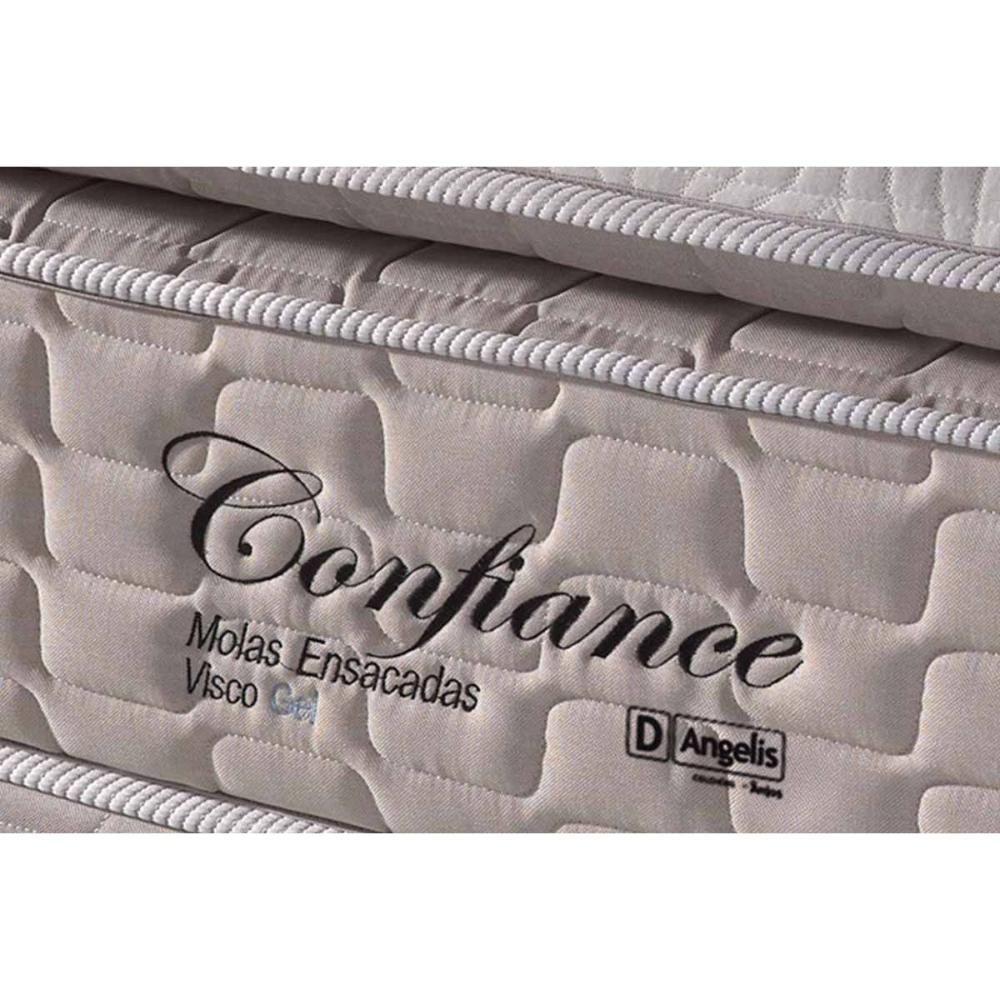 Colchão Solteiro Molas Masterpocket Ensacadas Confiance Visco Pillow Top (88x188x32) - D Angelis Anjos - 4