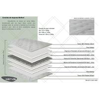 Conjunto Box Casal: Colchão Espuma Herval Ag65 Belfort + Base Crc Suede Gray (138x188) - 6