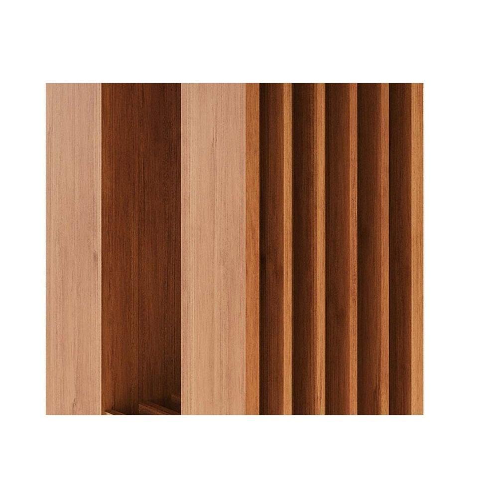 Mesa De Sala Jantar Ariela C- Tampo Madeirado Vidro 160x80cm Cinamomo-off White - Cimol - 6