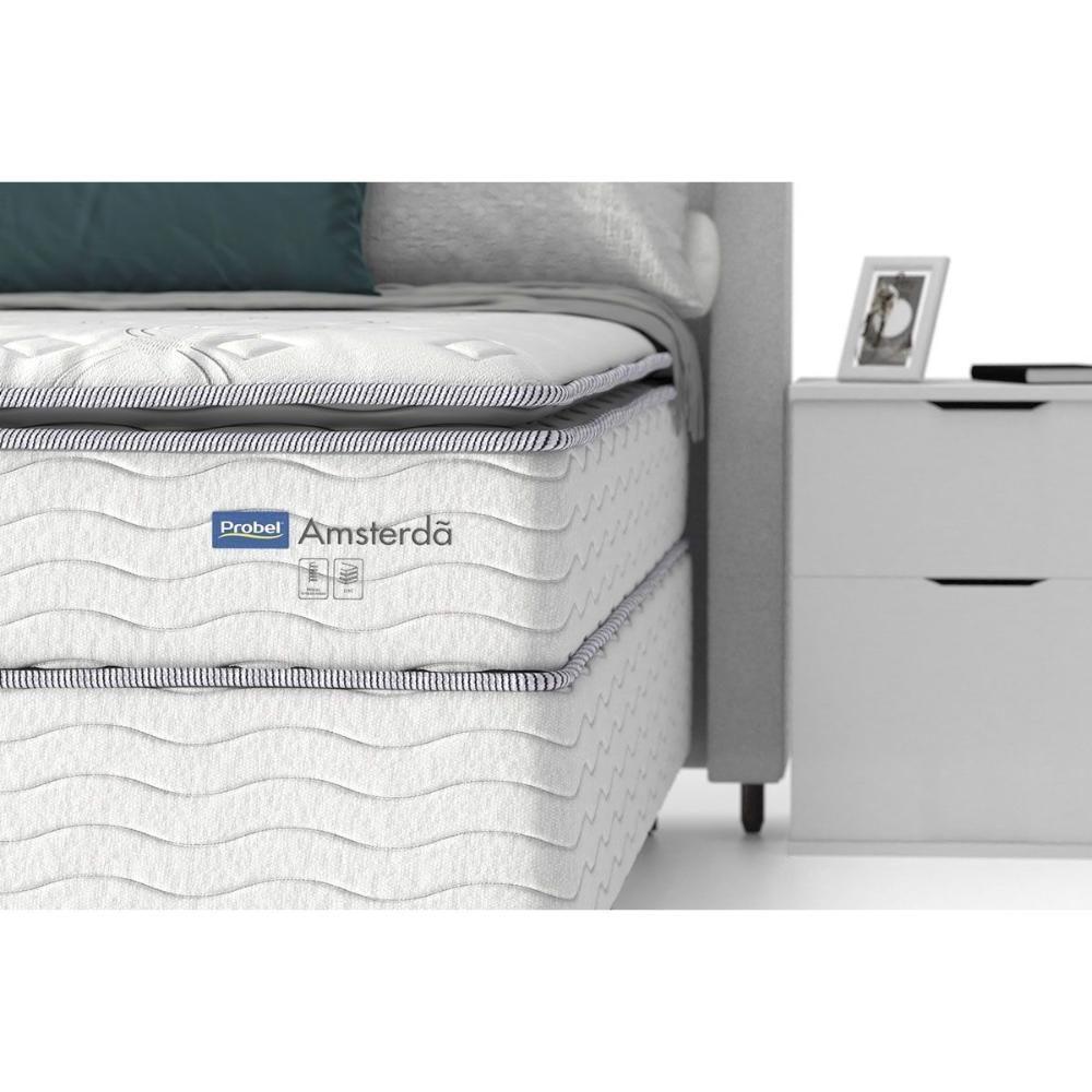 Colchão Solteiro Molas Ensacadas Masterpocket Amsterdã New Pillow Top (88x188x34) - Probel - 6