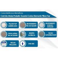 Colchão Especial Molas Prolastic Guarda Costas Diamante Pillow Top (158x198x30) - Probel - 3