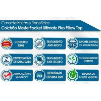 Colchão King Molas Ensacadas Masterpocket Ultimate Plus Pillow Top (193x200x34) - Probel - 2