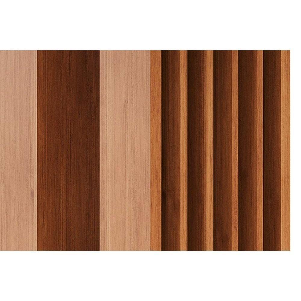 Mesa De Sala Jantar Ariela C- Tampo Madeirado Redondo C- Vidro 109x109cm Cinamomo-off White - Cimol - 7