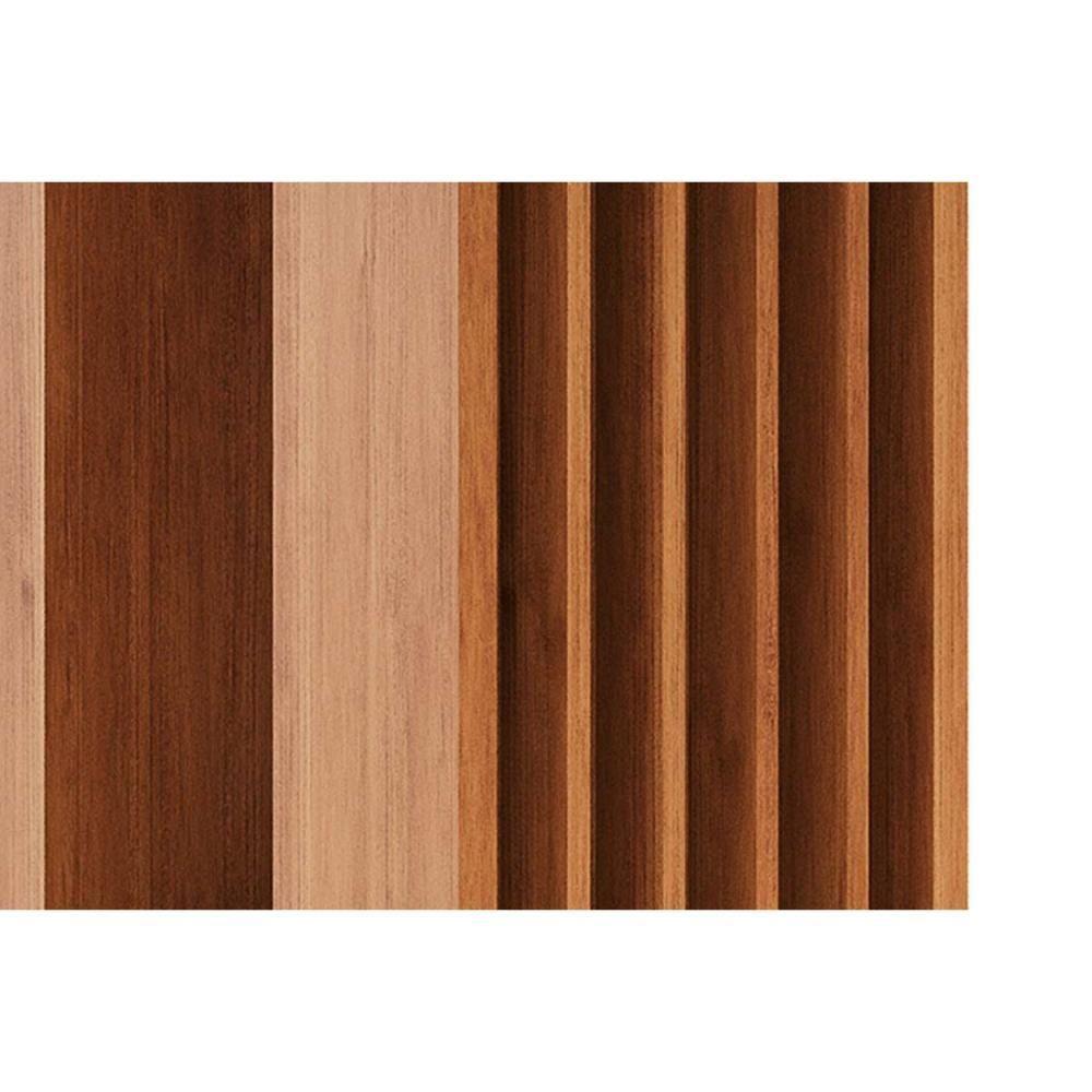 Mesa De Sala Jantar Ariela C- Tampo Madeirado Vidro 130x80cm Cinamomo-off White - Cimol - 6