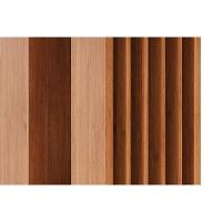 Mesa De Sala Jantar Ariela C- Tampo Madeirado Vidro 95x95cm Cinamomo-off White - Cimol - 7