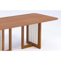 Mesa De Sala Jantar Regia Natuame C- Tampo Madeirado 210x100cm Carvalho-cinamomo - Cimol - 5