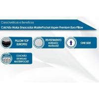 Colchão Solteiro Molas Ensacadas Masterpocket Aspen Premium Euro Pillow (88x188x28) - Probel - 3