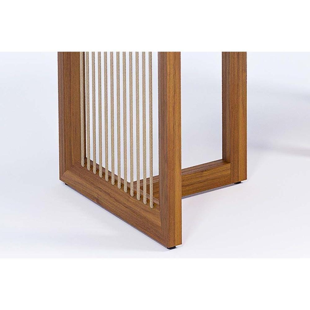 Mesa De Sala Jantar Regia Natuame C- Tampo Madeirado 130x80cm Carvalho-cinamomo - Cimol - 7