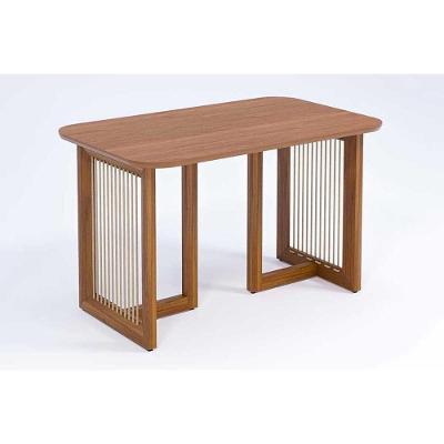 Mesa De Sala Jantar Regia Natuame C- Tampo Madeirado 130x80cm Carvalho-cinamomo - Cimol