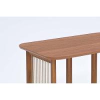 Mesa De Sala Jantar Regia Natuame C- Tampo Madeirado 130x80cm Carvalho-cinamomo - Cimol