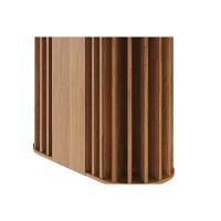 Mesa De Sala Jantar Julieta C- Tampo Madeirado Vidro 130x80cm Cinamomo-off White - Cimol - 6