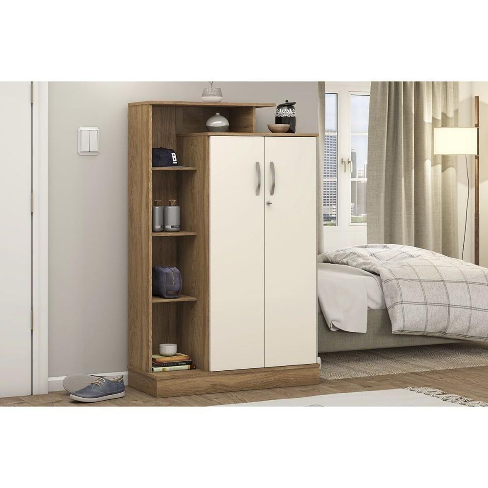 Multiuso Escritório Elite C- 2 Portas C- Chave E Pés Amendola-off White - Demóbile - 1