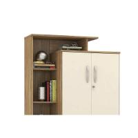 Multiuso Escritório Elite C- 2 Portas C- Chave E Pés Amendola-off White - Demóbile - 8