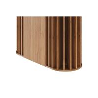 Mesa De Sala Jantar Julieta C- Tampo Madeirado Vidro 180x90cm Cinamomo-off White - Cimol - 6